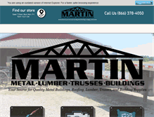 Tablet Screenshot of martinmetalllc.com